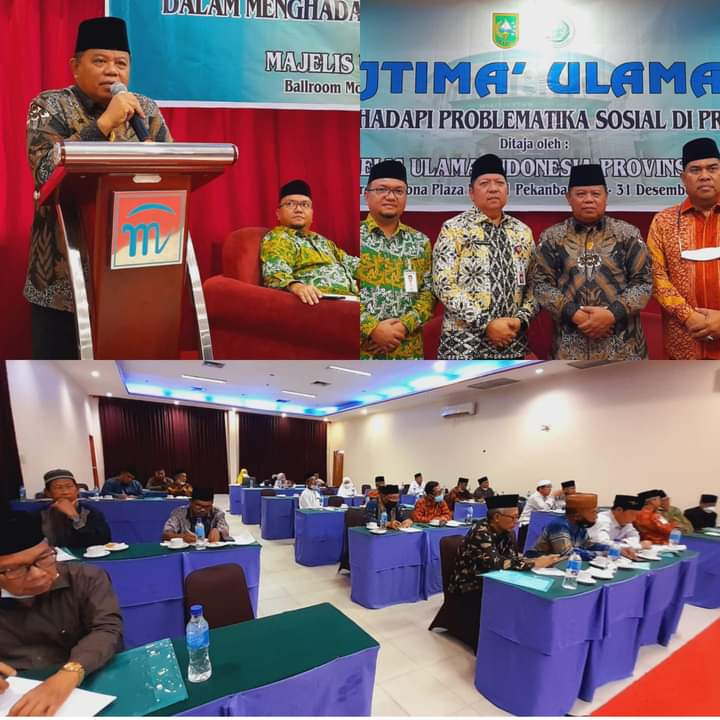 Dibuka Prof. Ilyas Husti, MUI Riau Gelar Ijtima Ulama Dalam Menghadapi Problematika Sosial
