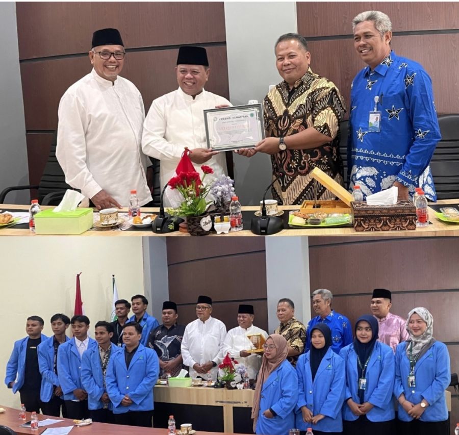 Dijemput Dosen Pembimbing, MUI Riau Apresiasi Mahasiswa UIN Suska Selama Magang