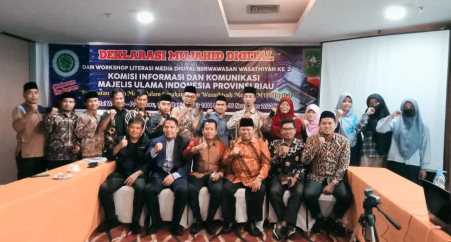 Dorong Gerakan Islam Wasathiyah, MUI Riau Deklarasi Mujahid Digital