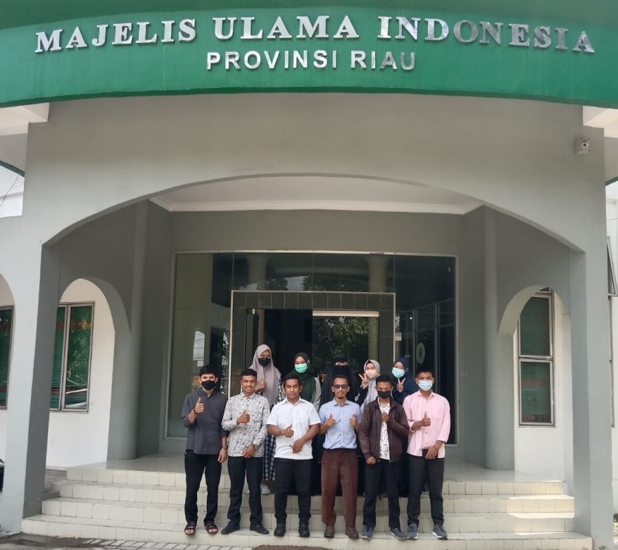 Himpunan Mahasiswa Program Studi Perbandingan Madzhab UIN Suska Silaturrahim ke MUI Riau