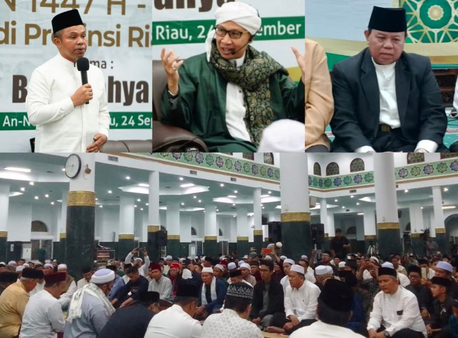 Ketum MUI Riau bersama Gubri dan Buya Yahya Peringati Maulid Nabi Muhammad SAW 1447 H