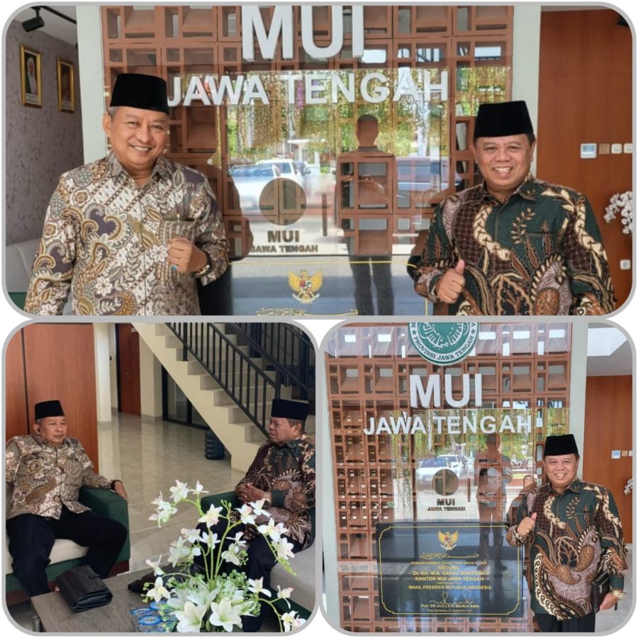Ketum MUI Riau dan Waketum MUI Jateng Bahas Manajemen Tata Kelola Organisasi MUI