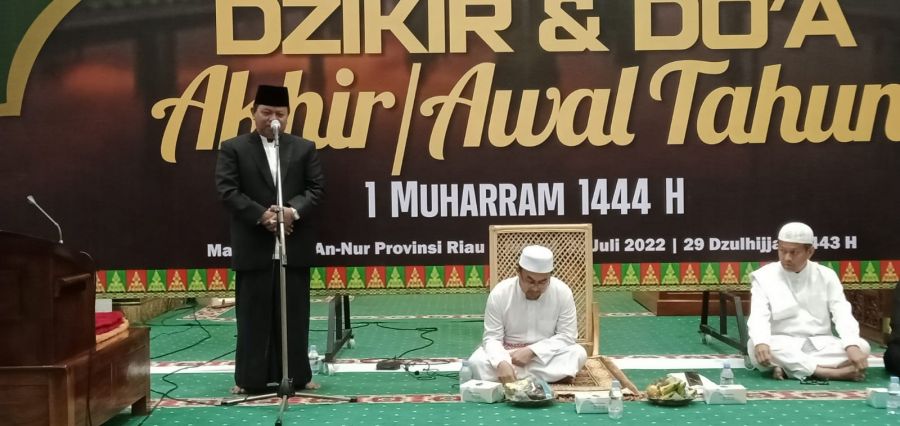Ketum MUI Riau Hadiri Tabligh Akbar Dzikir & Doa Akhir/Awal Tahun 1 Muharram 1444 H