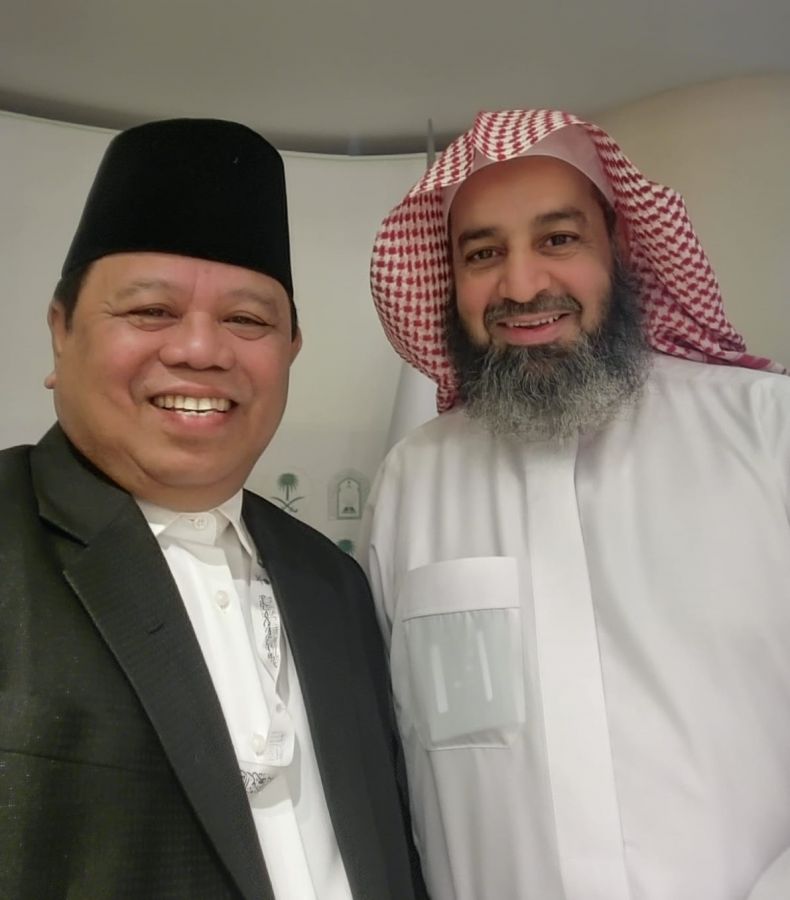 Ketum MUI Riau Prof Ilyas Husti Disambut Hangat Wakil Menteri Agama Arab Saudi