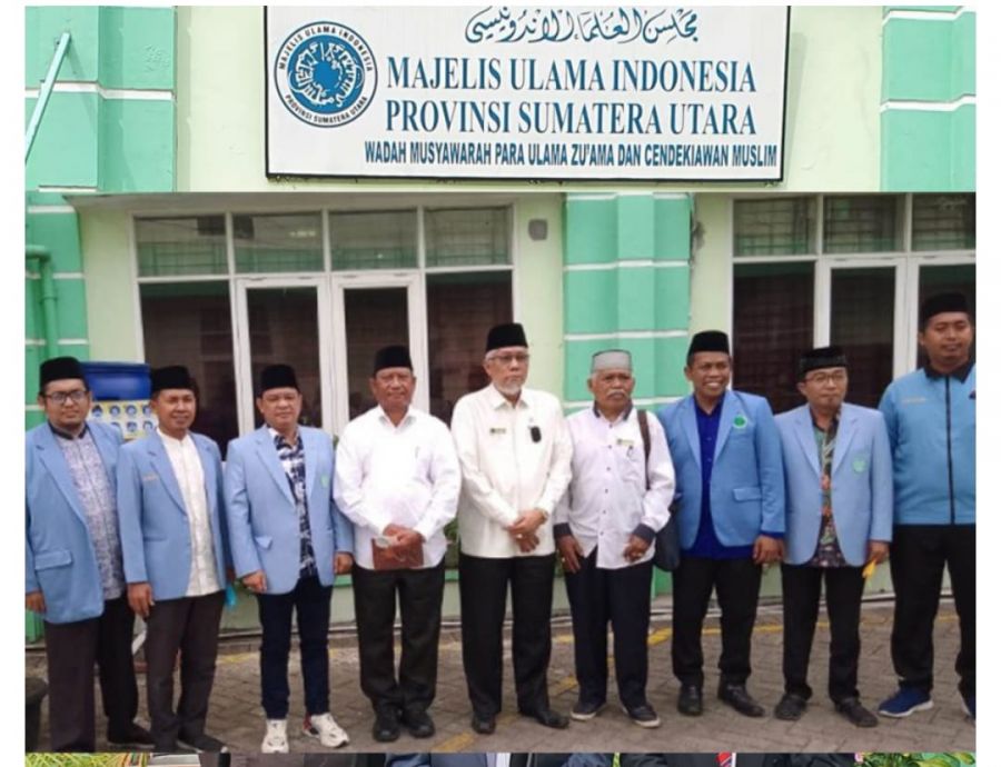 Ketum MUI Sumut Terima Audiensi Panitia pelantikan BKPRIMI Sumut