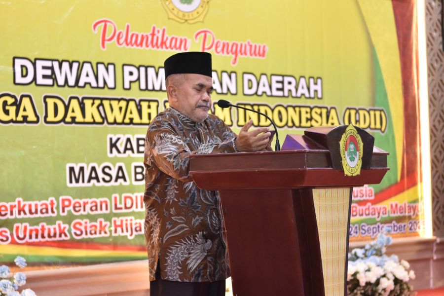 KH Ahmad Muhaimin Pimpin Doa Pelantikan DPD LDII Siak Periode 2025–2030