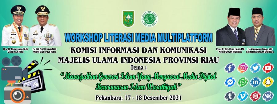 Komisi Infokom MUI Riau Gelar Workshop Literasi Media Multiplatform