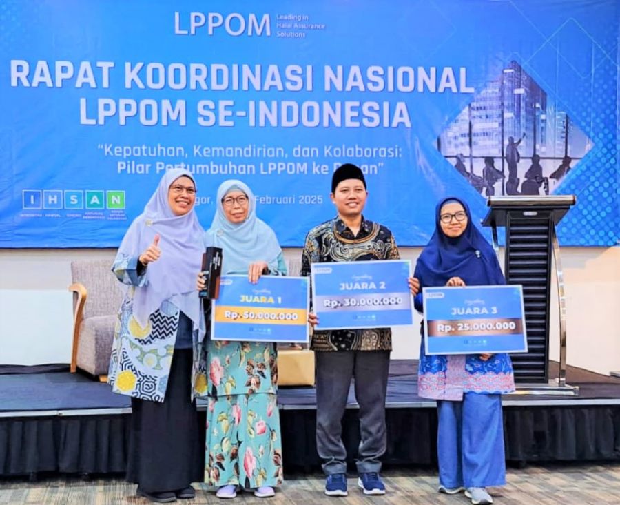 LPPOM MUI Riau Raih Juara I LPPOM se-Indonesia