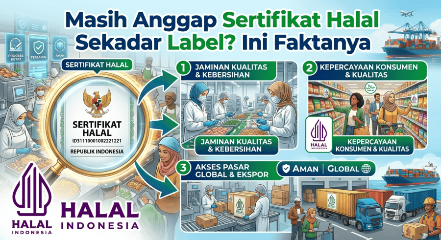 Masih Anggap Sertifikat Halal Sekadar Label? Ini Faktanya
