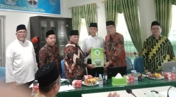 Monitoring ke MUI Riau, MUI Pusat Apresiasi Kekompakan Pengurus dan Sinergitas dengan Pemprov