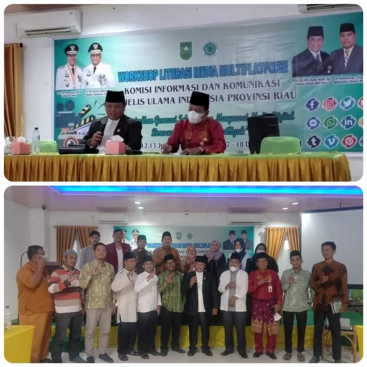 MUI Pusat Apresiasi Workshop Literasi Media Multiplatfrom MUI Riau Pertama di Indonesia