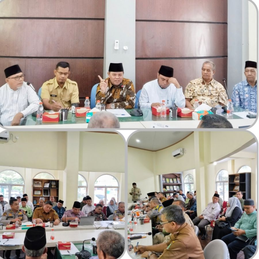 MUI Riau dan Baznas Gelar Rakor Bersama Forkopimda untuk Safari Ramadhan Membasuh Luka Palestina