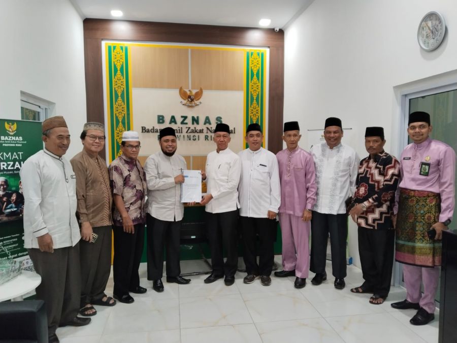 MUI Riau dan BAZNAS Sepakat Sinergikan Program Kerja untuk Keumatan
