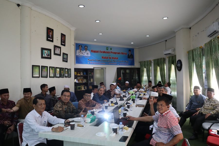 MUI Riau Gelar Halal Bi Halal dan Bahas Mudzakarah Ulama Bersama Mufti Darul Fatwa Australia