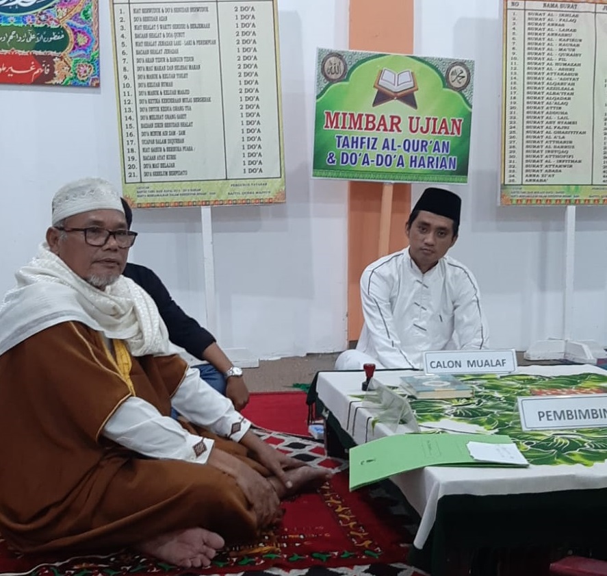 MUI Riau Saksikan Pengucapan 2 Kalimat Syahadat Irman Telaumbanua