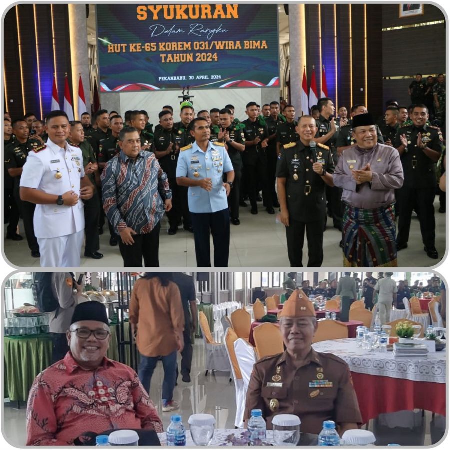 MUI Riau Hadiri Syukuran HUT ke-65 Korem 031/WB