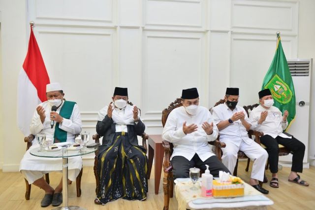 Pemprov Riau Bersama MUI Gelar Doa Bersama Syukuran Milad MUI, HUT RI, Tahun Baru Islam Ke-1443 H