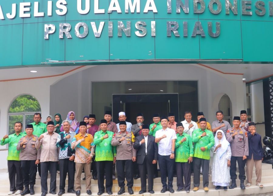 Perkuat Kemitraan Strategis, MUI Riau Sambut Kunker Wakapolda