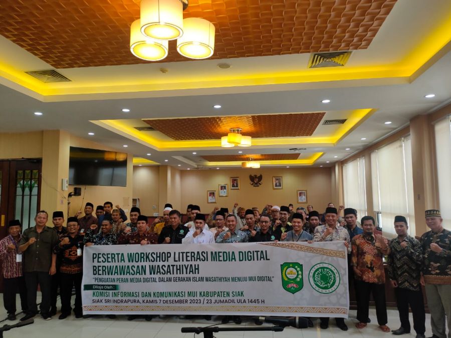 Pertama Kalinya MUI Siak Adakan Workshop Literasi Berwawasan Wasathiyah