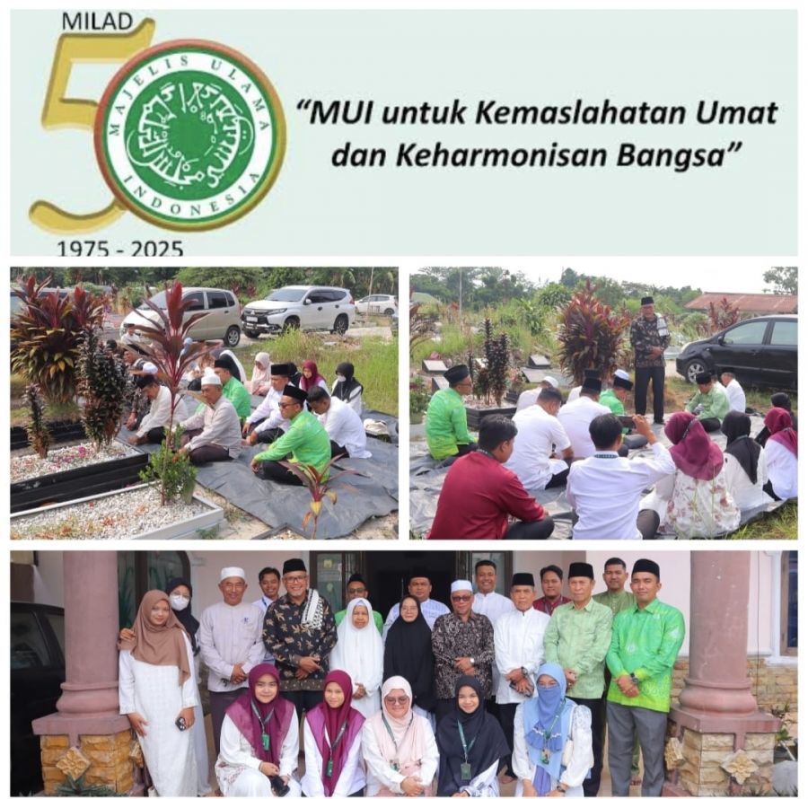 Rangkaian Milad Emas 50 Tahun, MUI Riau Ziarah Mengenang Jejak Juang Prof Mahdini 