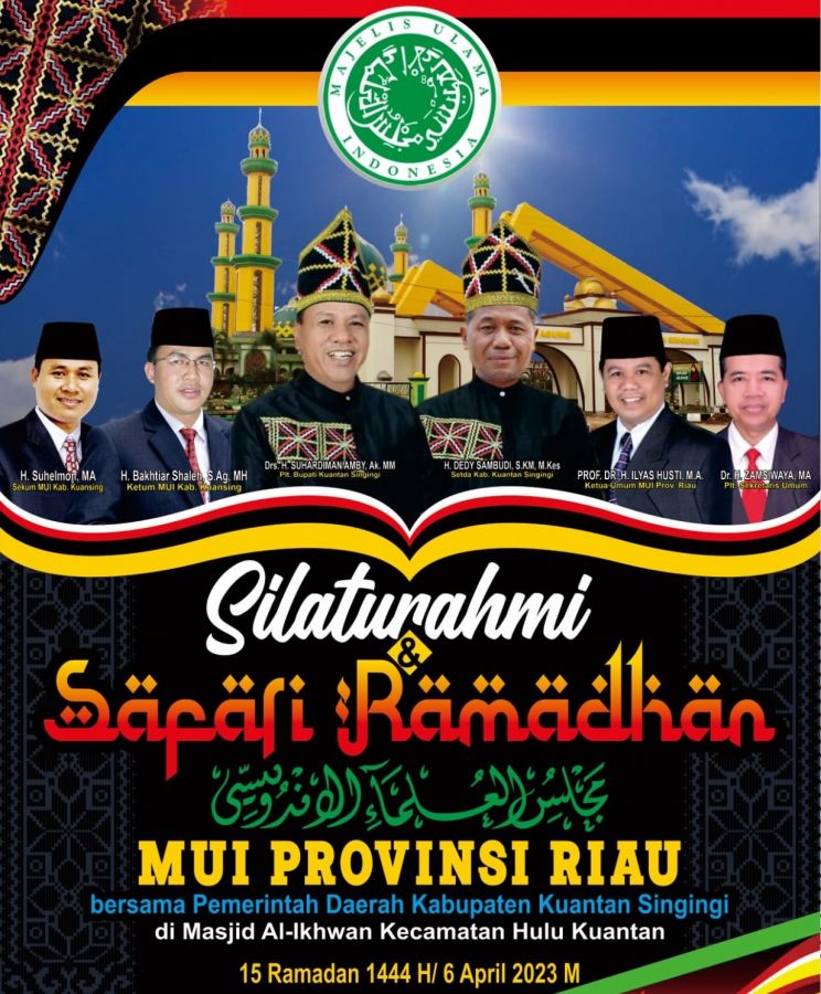 Safari Dakwah MUI Riau di Kuansing Disambut Meriah Masyarakat, Pengurus Masjid dan Pemerintah Daerah