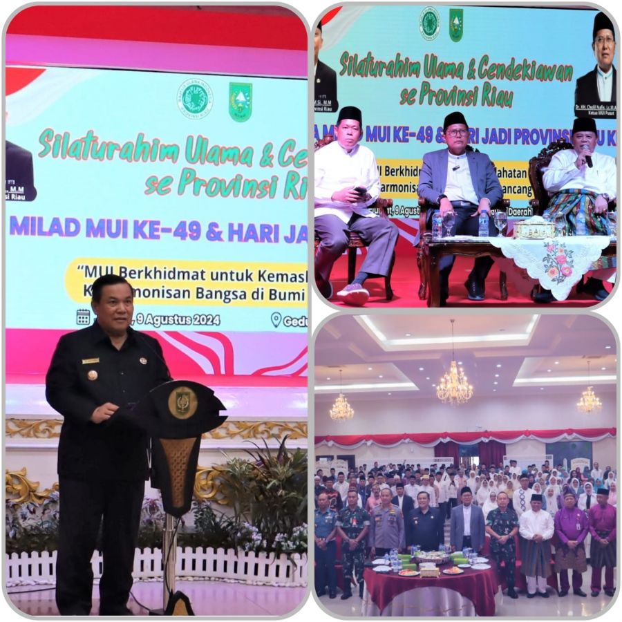 Sempena Milad MUI ke-49, Pj Gubri Buka Silaturahim Ulama & Cendekiawan se-Riau