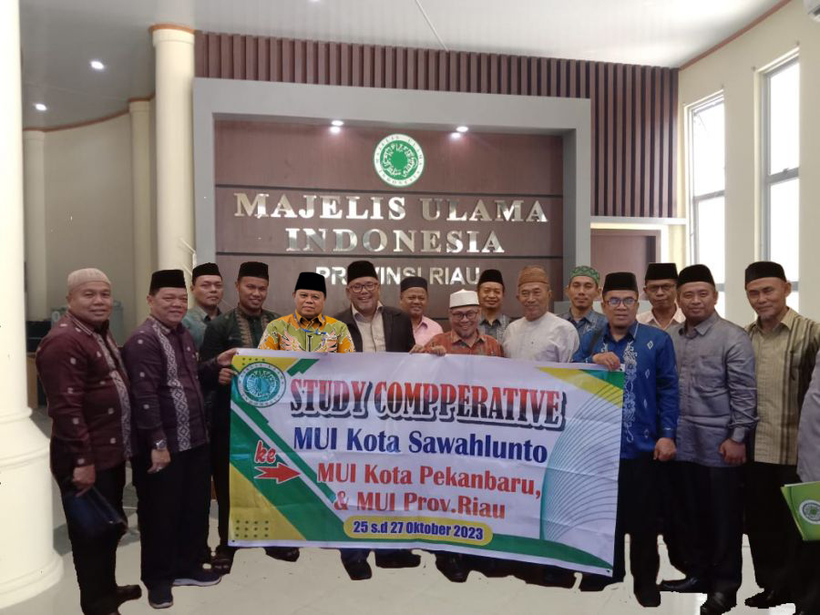 Studi Banding dan Perkuat Tali Silaturahmi, MUI Riau Terima Kunjungan Pengurus MUI Sawahlunto