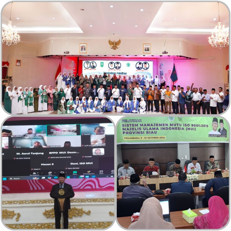 Targetkan Terbaik se Indonesia, MUI Riau Gelar Pelatihan Manajemen Mutu ISO 9001:2015