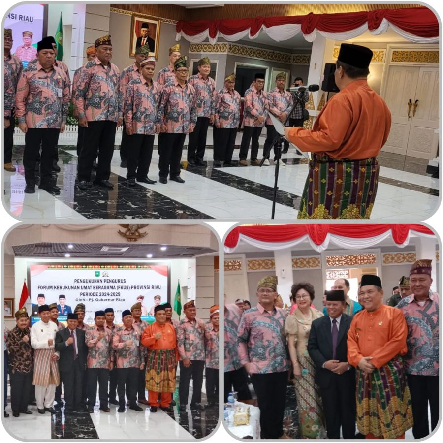 Ucapkan Tahniah kepada Pengurus FKUB Riau Periode 2024-2029, Ini Pesan Ketum MUI Riau